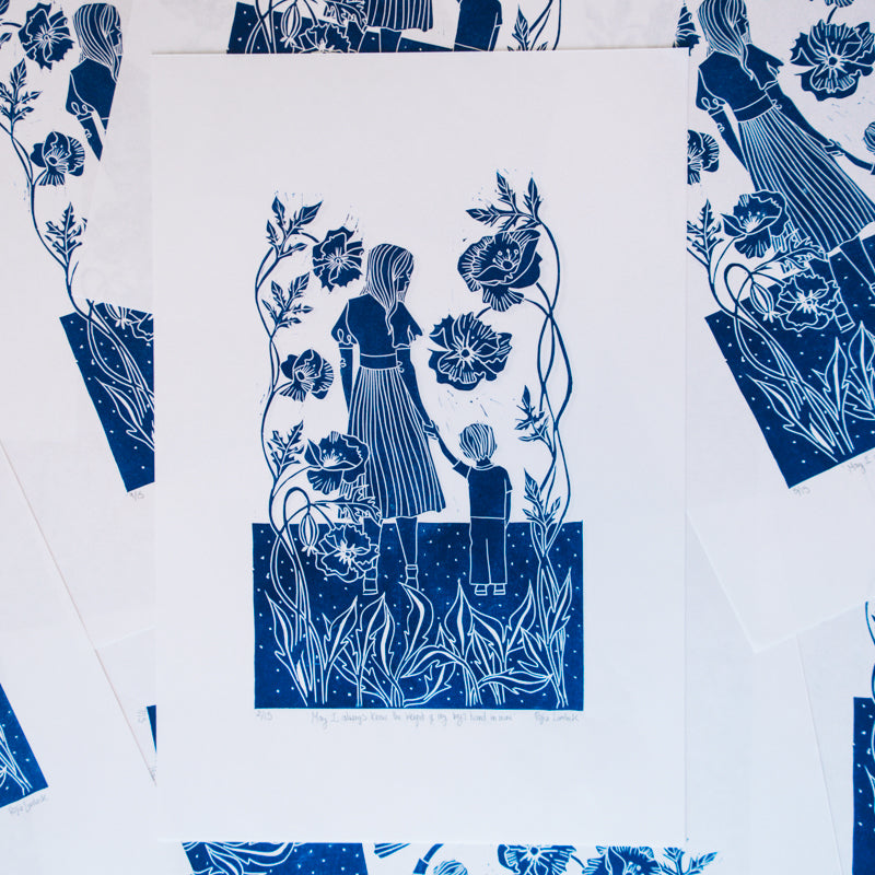 May I always know the weight of my boy's hand in mine