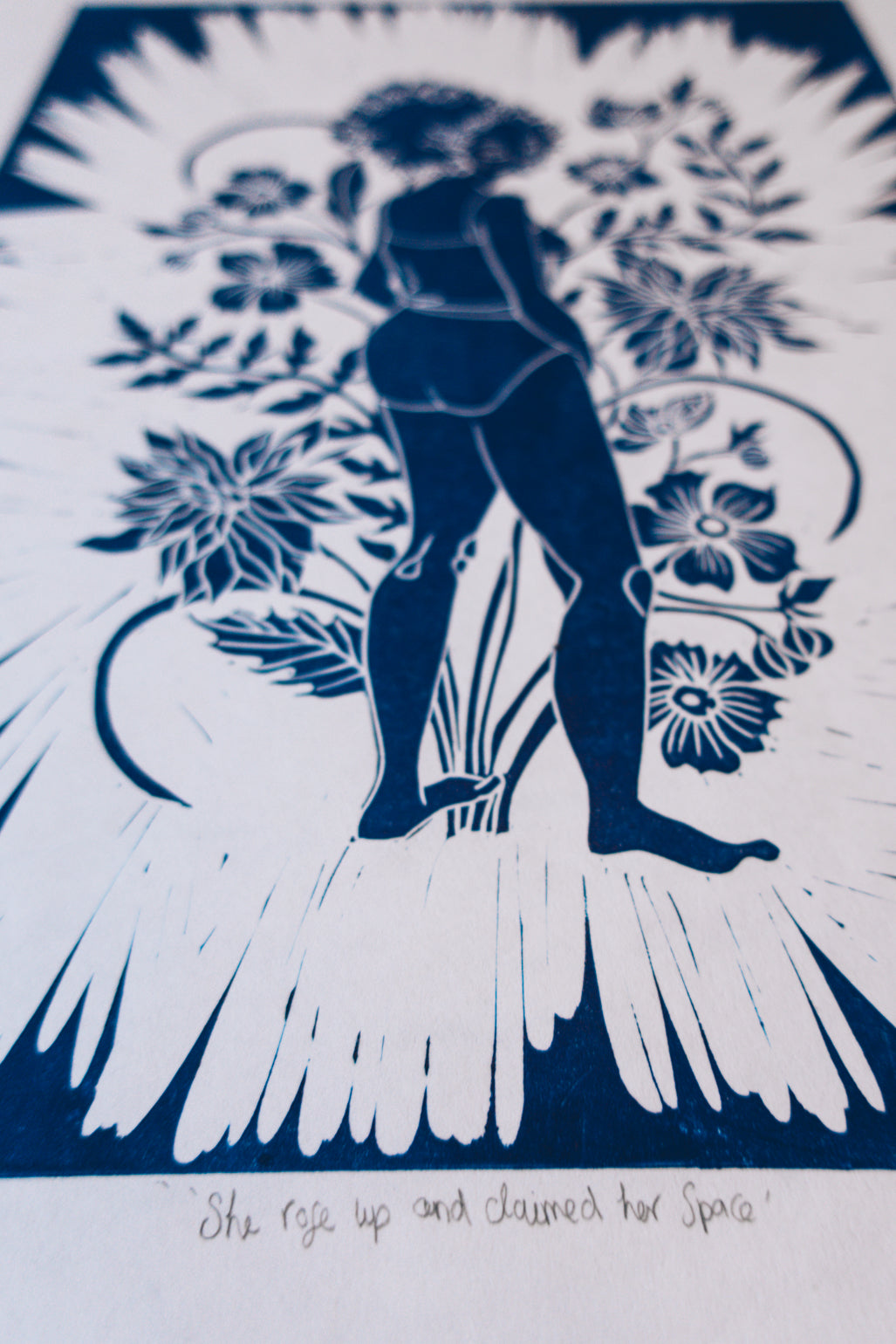 She rose up and claimed her space