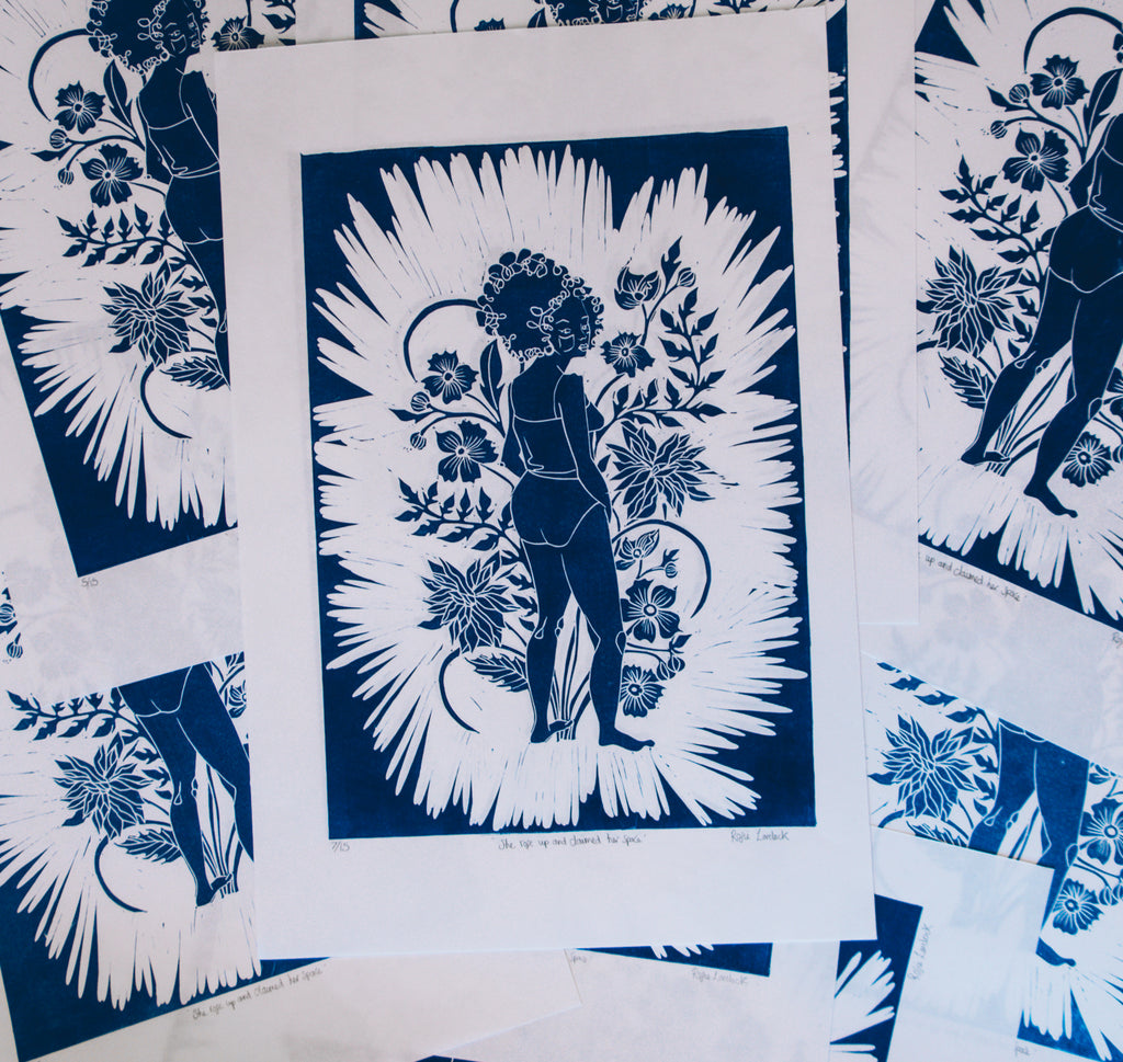 She rose up and claimed her space