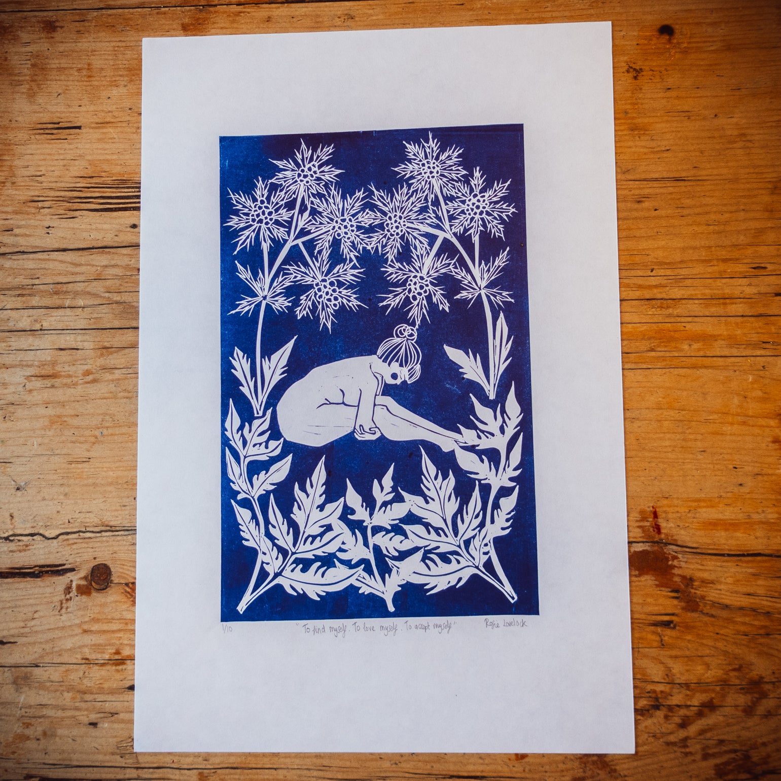 To find myself, to love myself