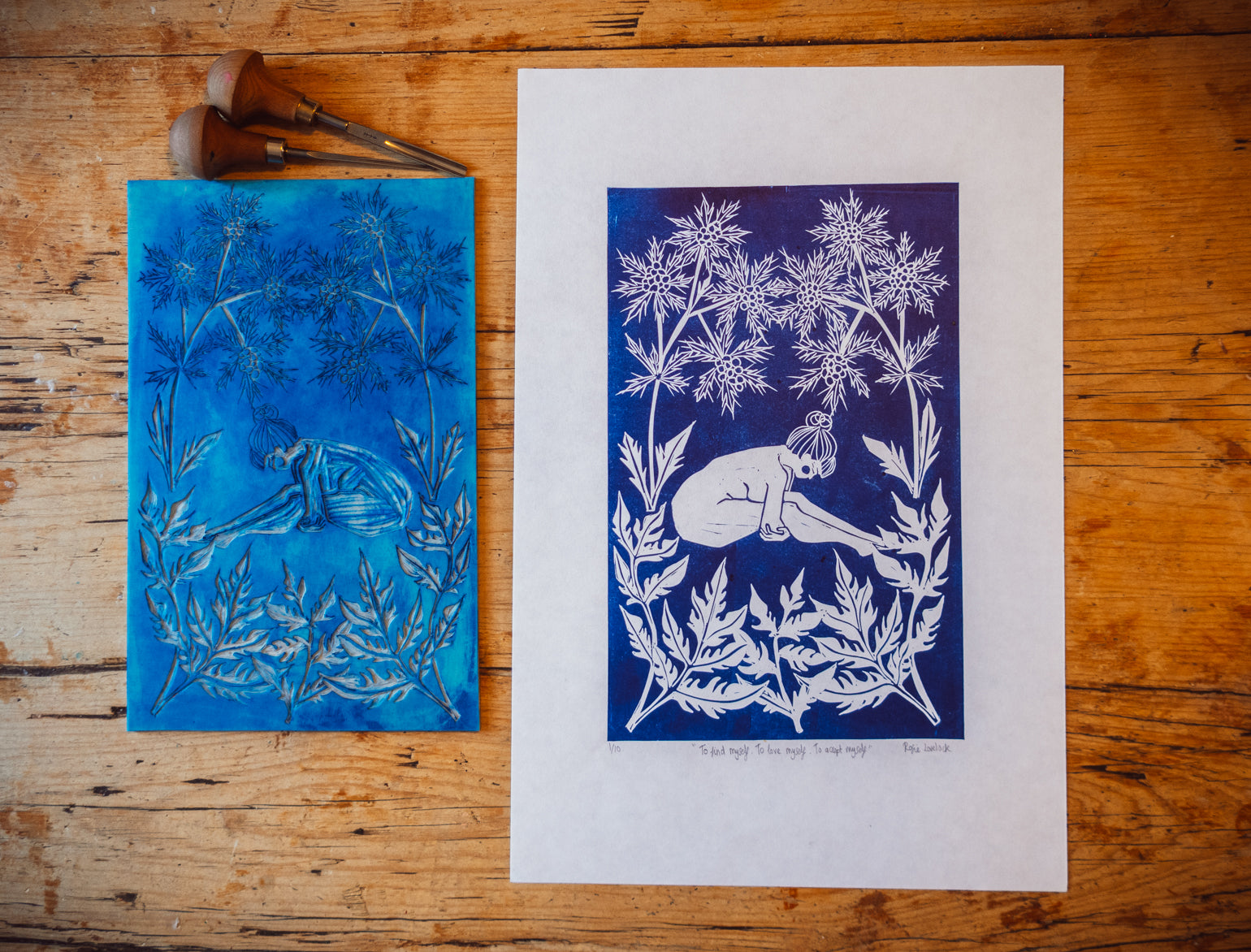 To find myself, to love myself