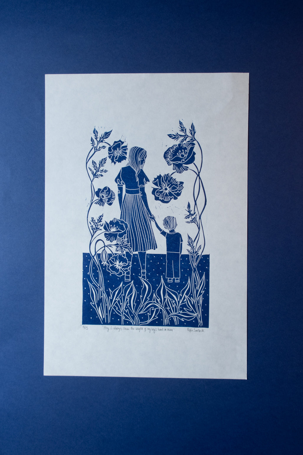 May I always know the weight of my boy's hand in mine