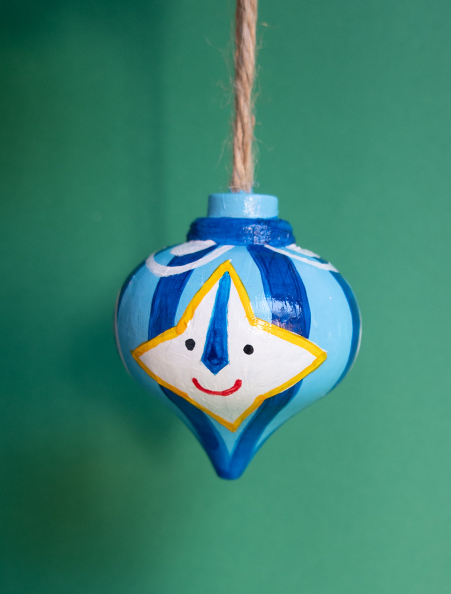 Blue Baloo Christmas Bauble