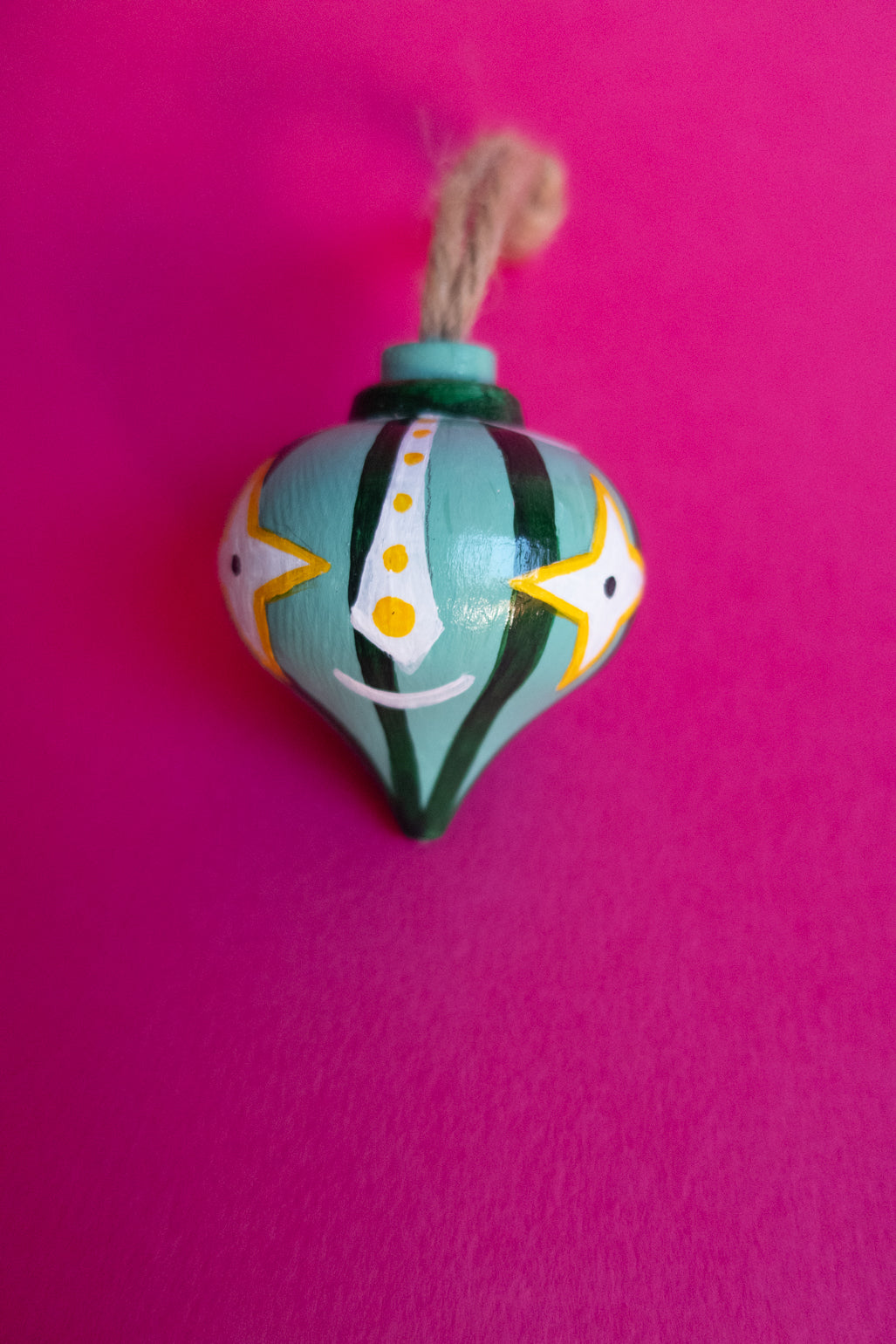 Green McQueen Christmas Bauble