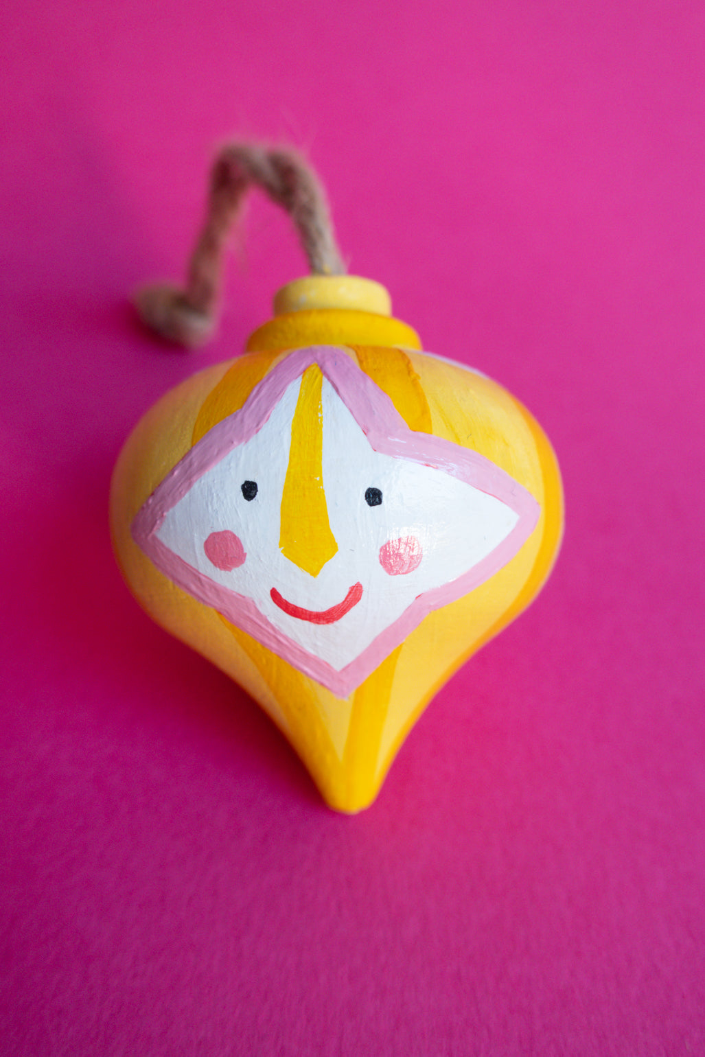 Mellow Yellow Christmas Bauble