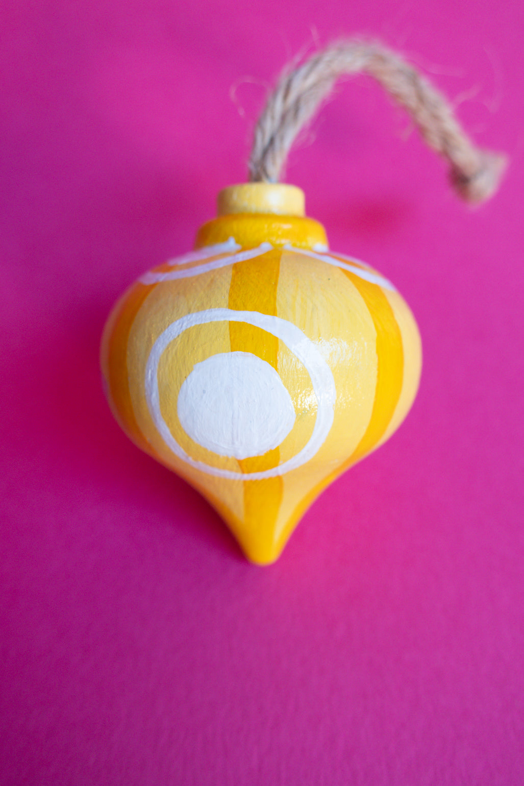 Mellow Yellow Christmas Bauble